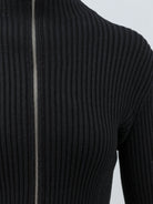 Alaïa Wool blend sweater with ribbed pattern - Noiralaia