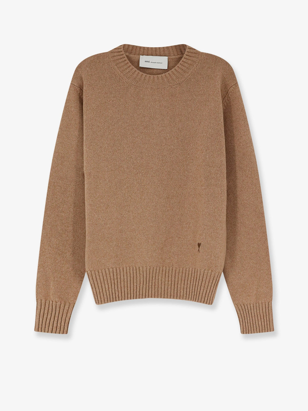 Ami Paris Cashmere sweater - Camel