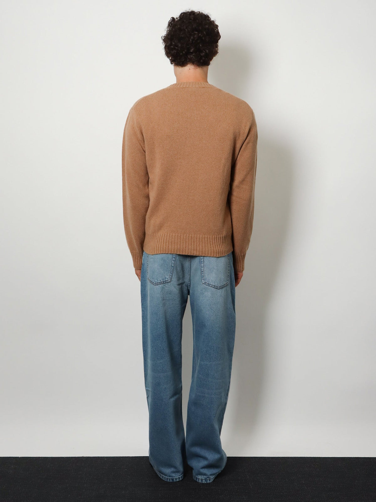 Ami Paris Cashmere sweater - Camel
