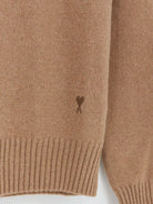 Ami Paris Cashmere sweater - Camel