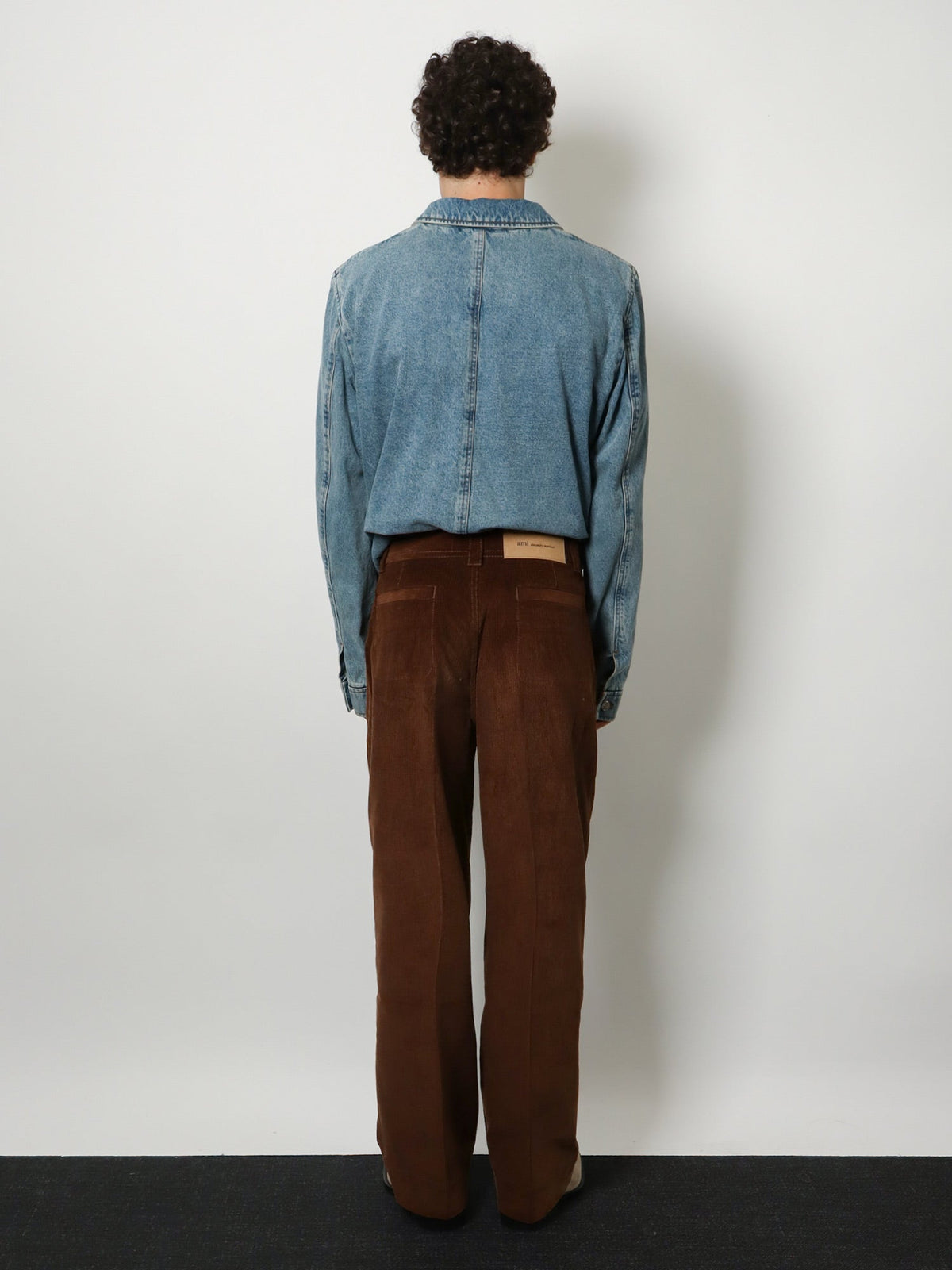 Ami Paris Corduroy trousers - Marronchocolat