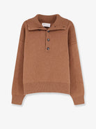Ami Paris Wool knit cardigan - Camel