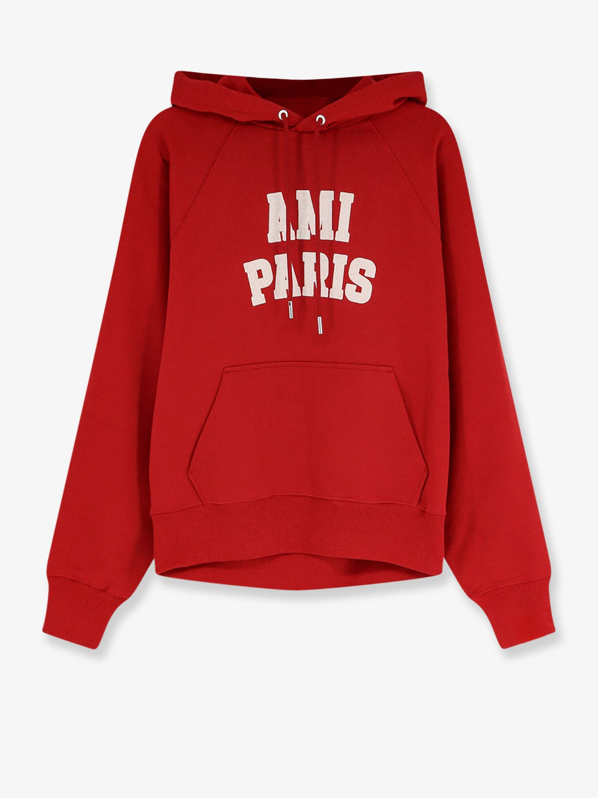 Ami Paris Organic cotton sweatshirt - Rougerubis/Ivoire