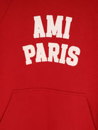 Ami Paris Organic cotton sweatshirt - Rougerubis/Ivoire