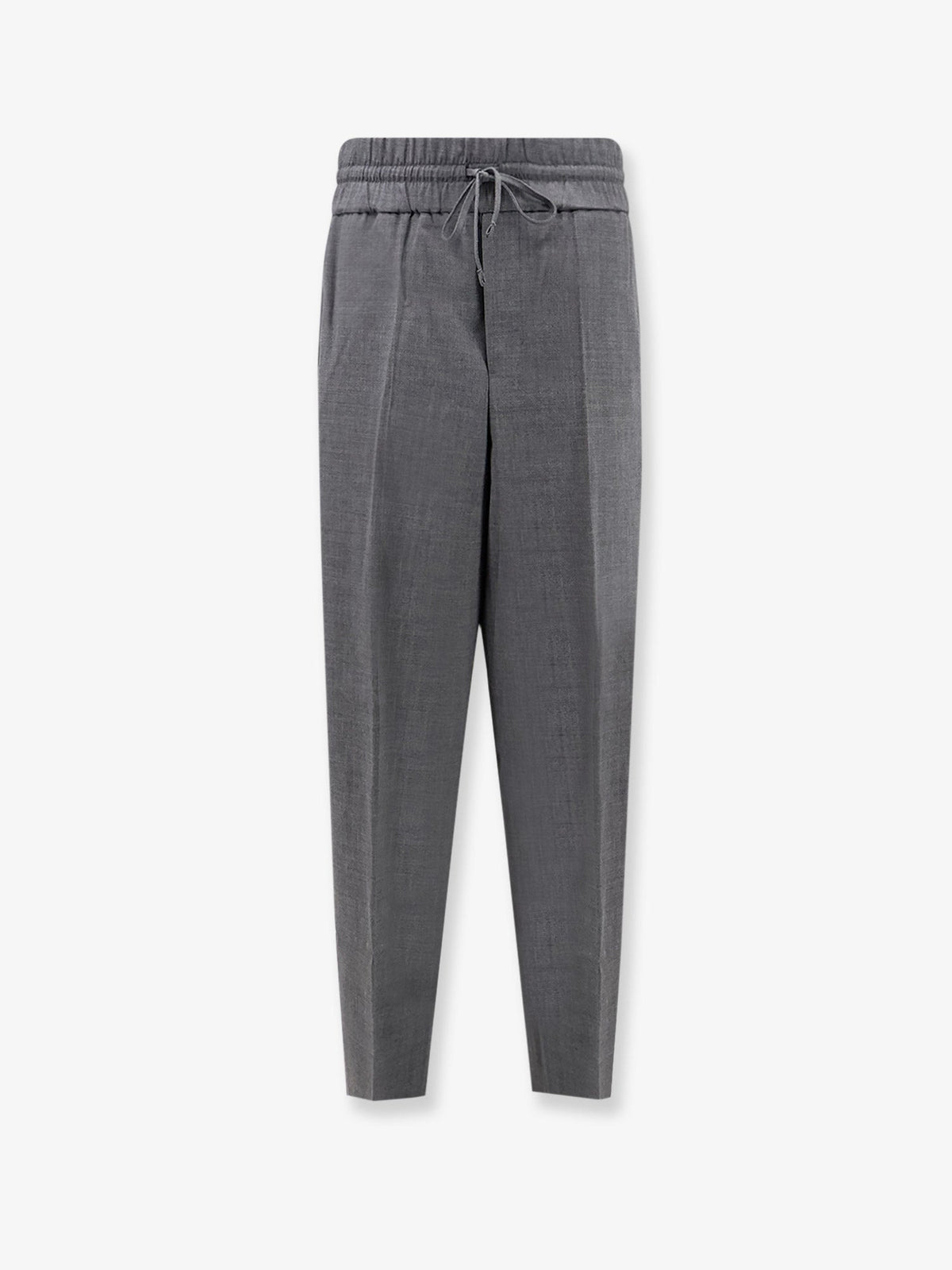 Ami Paris Virgin wool trousers with elastic - Griscarbone