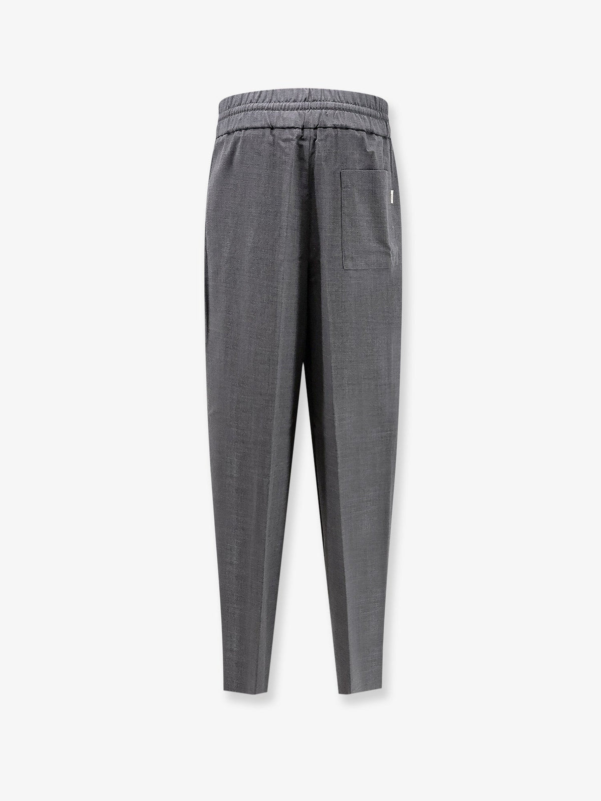 Ami Paris Virgin wool trousers with elastic - Griscarbone