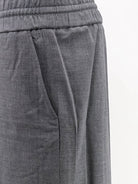 Ami Paris Virgin wool trousers with elastic - Griscarbone