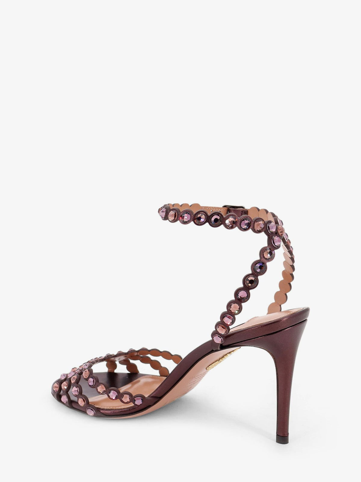 Aquazzura Tequila sandals with crystal detail - Melanzana