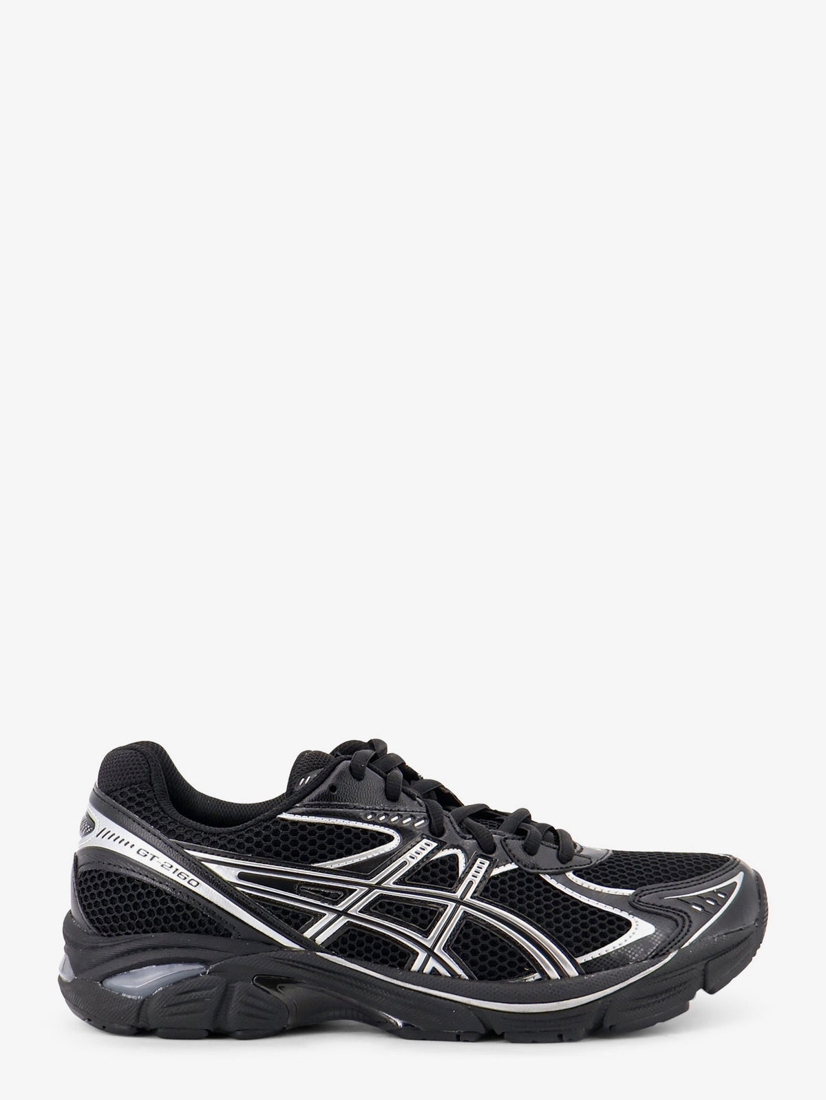 Asics GT-2160 leather sneakers with contrasting inserts - Blackpuresilver