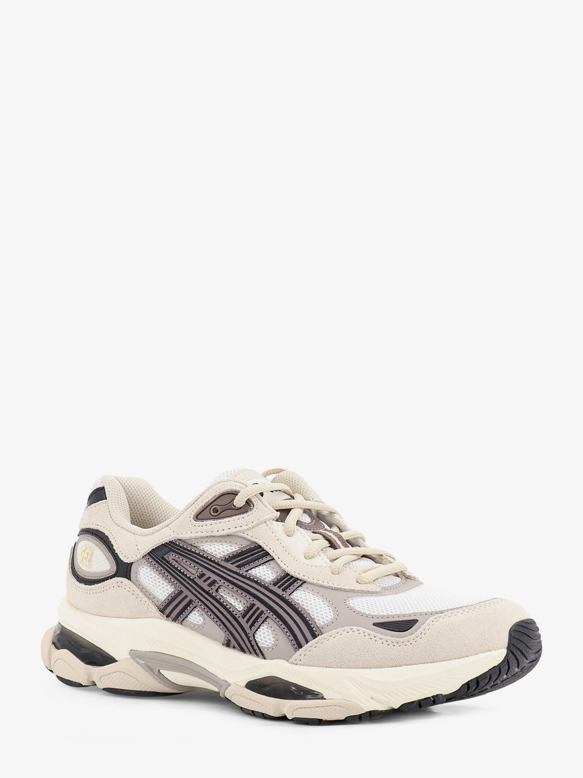 Asics Gel-Nyc 2.0 sneakers in mesh and suede - Whiteoatmeal