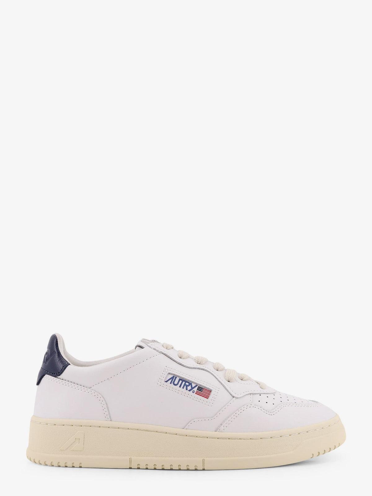 Autry Medalist Leather Sneakers - Bianco