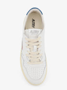 Autry Medalist Leather Sneakers - Bianco