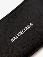 Balenciaga Leather Card Holder - Blackwhite
