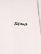 Balenciaga Cotton T-shirt - Dirty White
