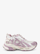 Balenciaga Runner mesh sneakers with glitter inserts - Whitelilacpink