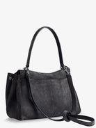 Balenciaga Rodeo S suede crossbody bag - Stormgrey