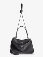 Balenciaga Rodeo S suede crossbody bag - Stormgrey