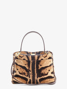 Balenciaga Rodeo Top Handle S pony-skin leather crossbody bag - Naturalmoka