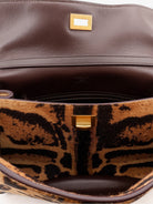 Balenciaga Rodeo Top Handle S pony-skin leather crossbody bag - Naturalmoka