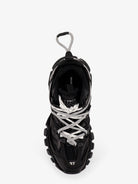 Balenciaga Track mesh sneakers with double laces - Black / White