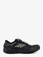 Balenciaga Hamptons Worn-Out low-top leather sneakers - Black