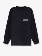 Balenciaga Cotton T-shirt - Faded Washed Black