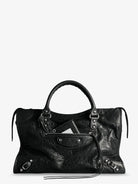 Balenciaga Le City M leather crossbody bag - Black