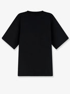 Balenciaga Cotton T-shirt with front logo print - Black
