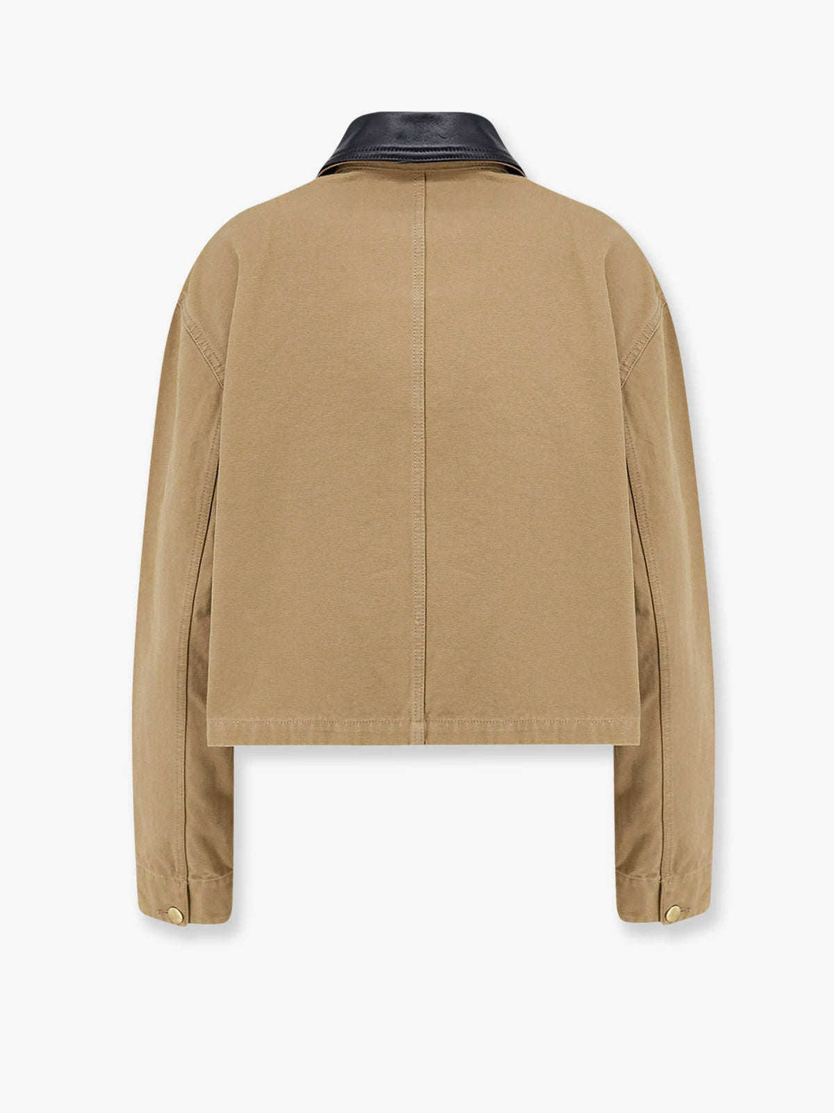 Balenciaga Workwear Cropped Canvas Jacket - Beige