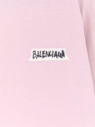 Balenciaga Cotton T-Shirt - Pink