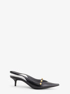 Balenciaga Midnight City leather pumps with studs - Blackgold