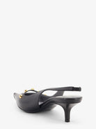 Balenciaga Midnight City leather pumps with studs - Blackgold
