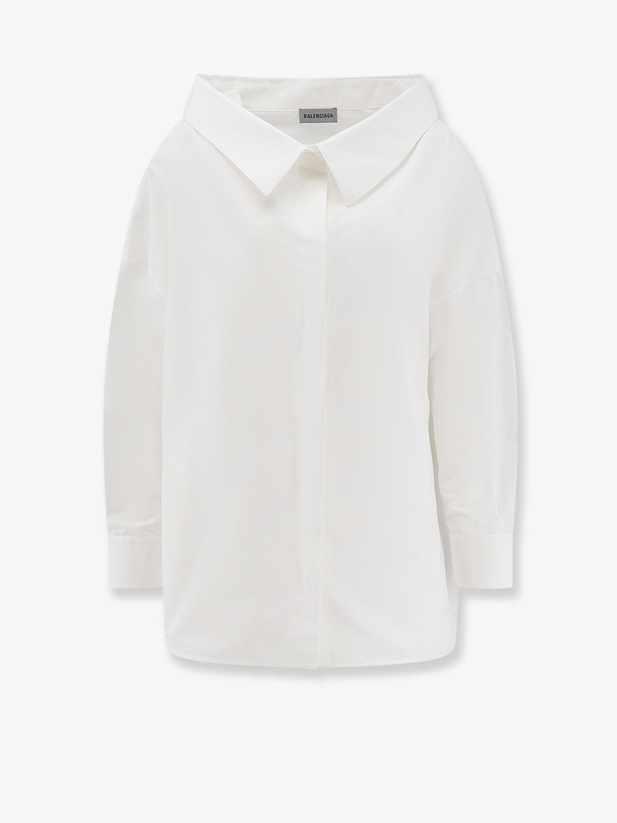 Balenciaga Stola Oversize cotton shirt - White