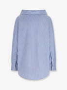 Balenciaga Oversized Cotton Stole shirt - Navy
