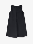 Balenciaga A-line silk mini dress - Black