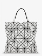 Bao Bao Issey Miyake Prism Tote PVC Shoulder Bag - Silver