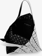 Bao Bao Issey Miyake Prism Tote PVC Shoulder Bag - Silver