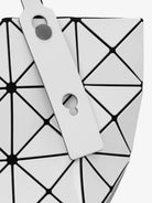 Bao Bao Issey Miyake Lucent shoulder bag with triangular pattern - White