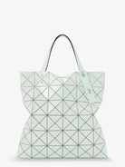 Bao Bao Issey Miyake Lucent One Tone shoulder bag with geometric pattern - Greenwhite