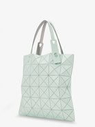 Bao Bao Issey Miyake Lucent One Tone shoulder bag with geometric pattern - Greenwhite