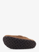 Birkenstock Boston VL/Shearling suede clog - Darktea