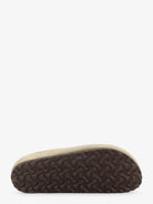 Birkenstock Amsterdam Wrapped sabot suede sandals - Taupe