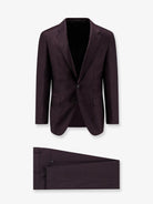 Boss Harvers virgin wool suit - Openbrown