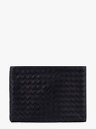 Bottega Veneta Woven leather pochette - Nero