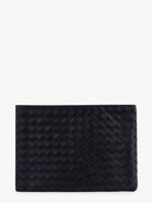 Bottega Veneta Woven leather pochette - Nero