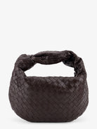 Bottega Veneta Jodie Small leather handbag with Intrecciato motif - Fondant-Gold