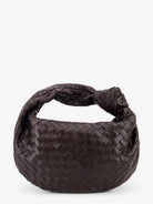 Bottega Veneta Jodie Small leather handbag with Intrecciato motif - Fondant-Gold
