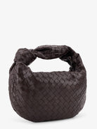Bottega Veneta Jodie Small leather handbag with Intrecciato motif - Fondant-Gold