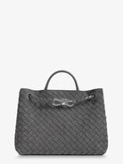 Bottega Veneta Andiamo Medium suede handbag - Obsidiangrey