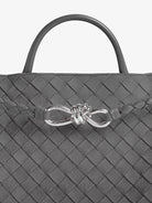 Bottega Veneta Andiamo Medium suede handbag - Obsidiangrey